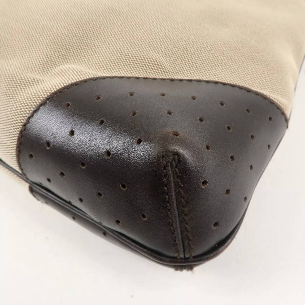 Sherry Interlocking G Canvas Leather