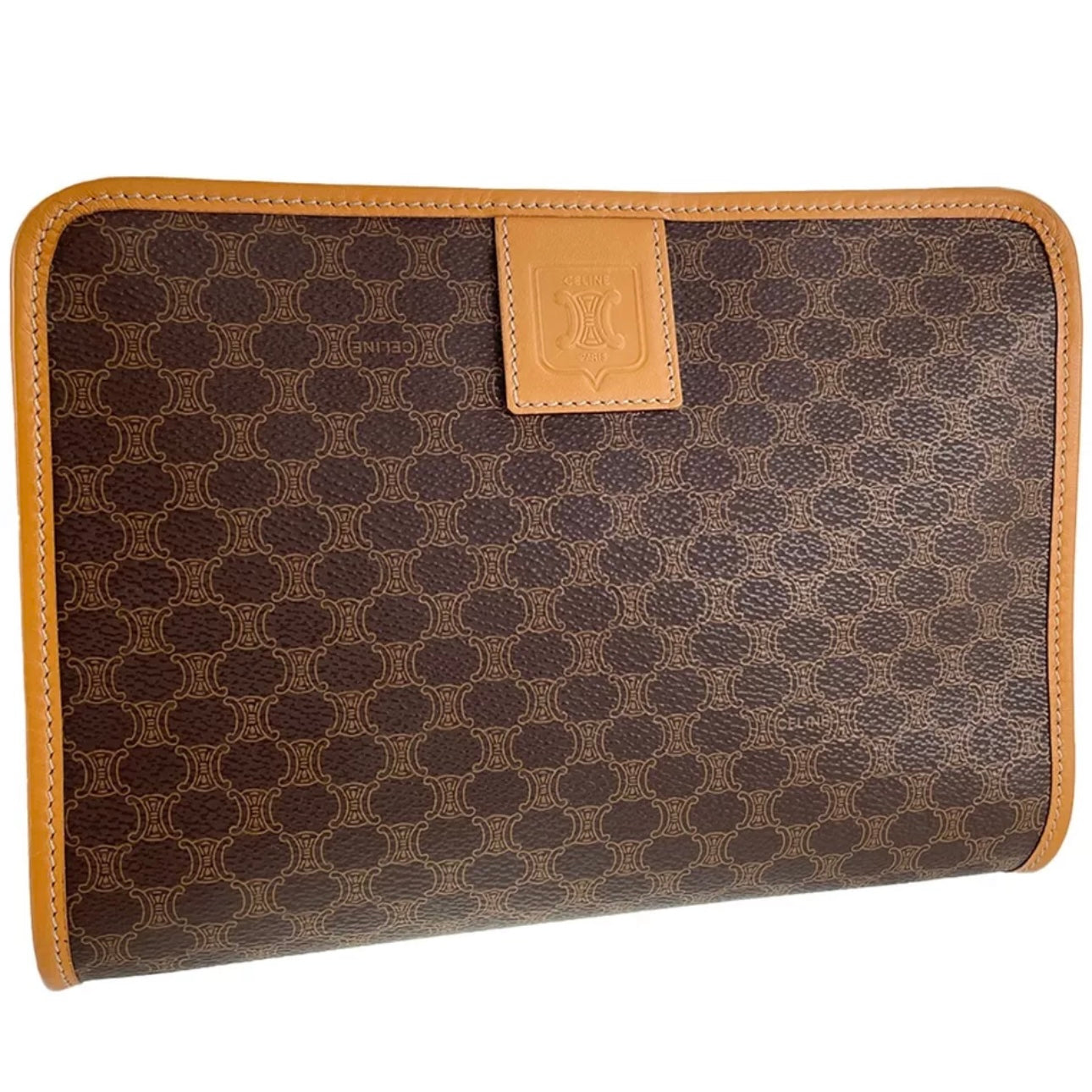 Macadam Leather PVC Clutch