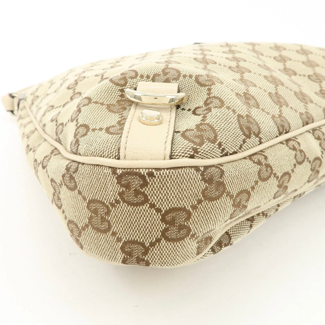 Gucci Abbey Shoulder Bag - Beige, Canvas