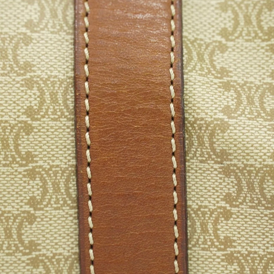 Macadam PVC Boston Handbag Beige