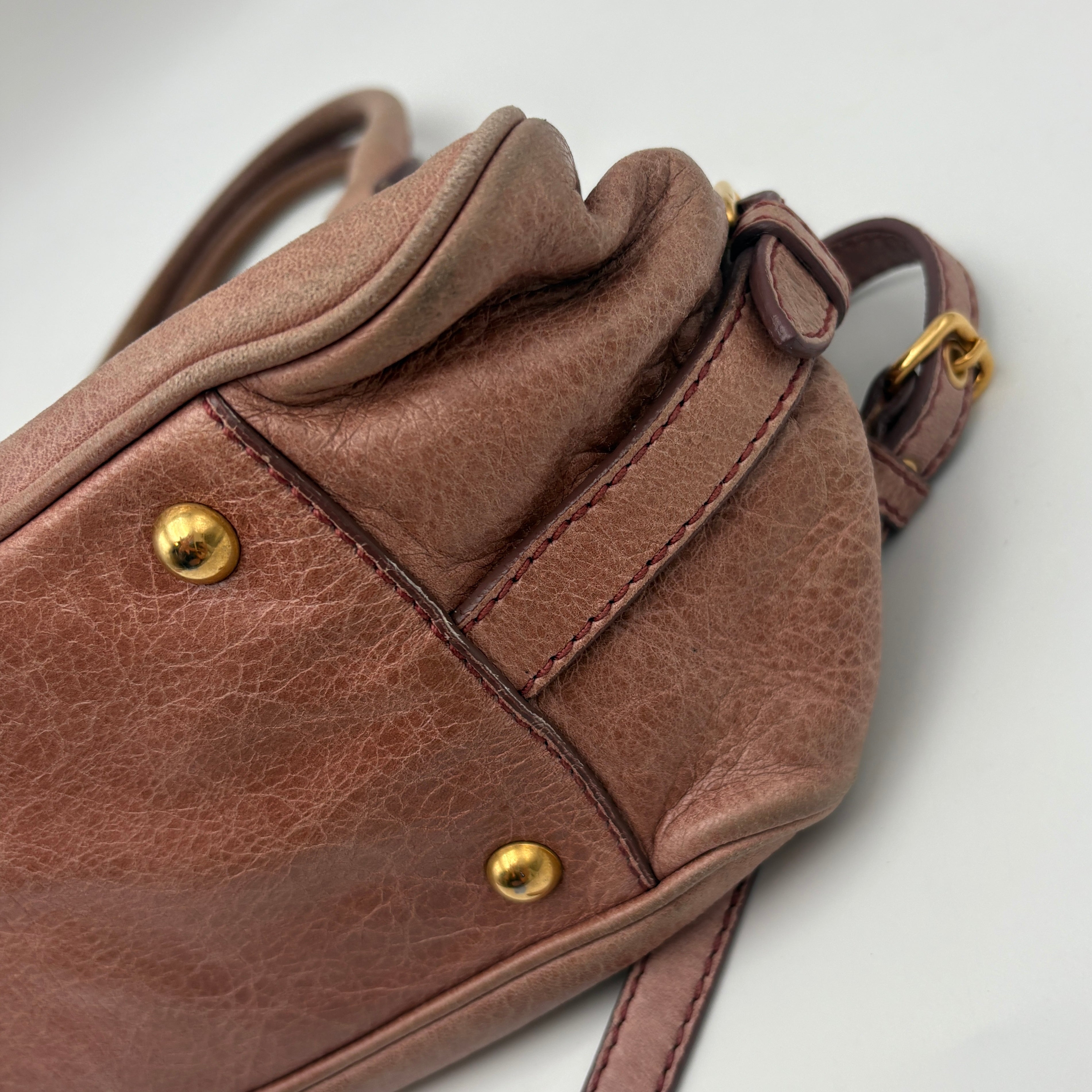 Miu Miu leather Pink Bag