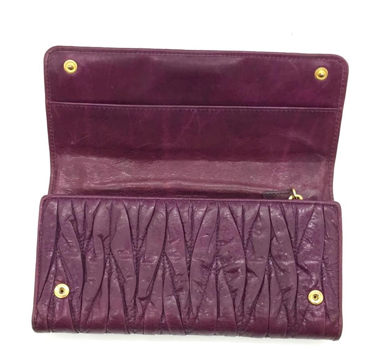 Miu Miu Croco Wallet