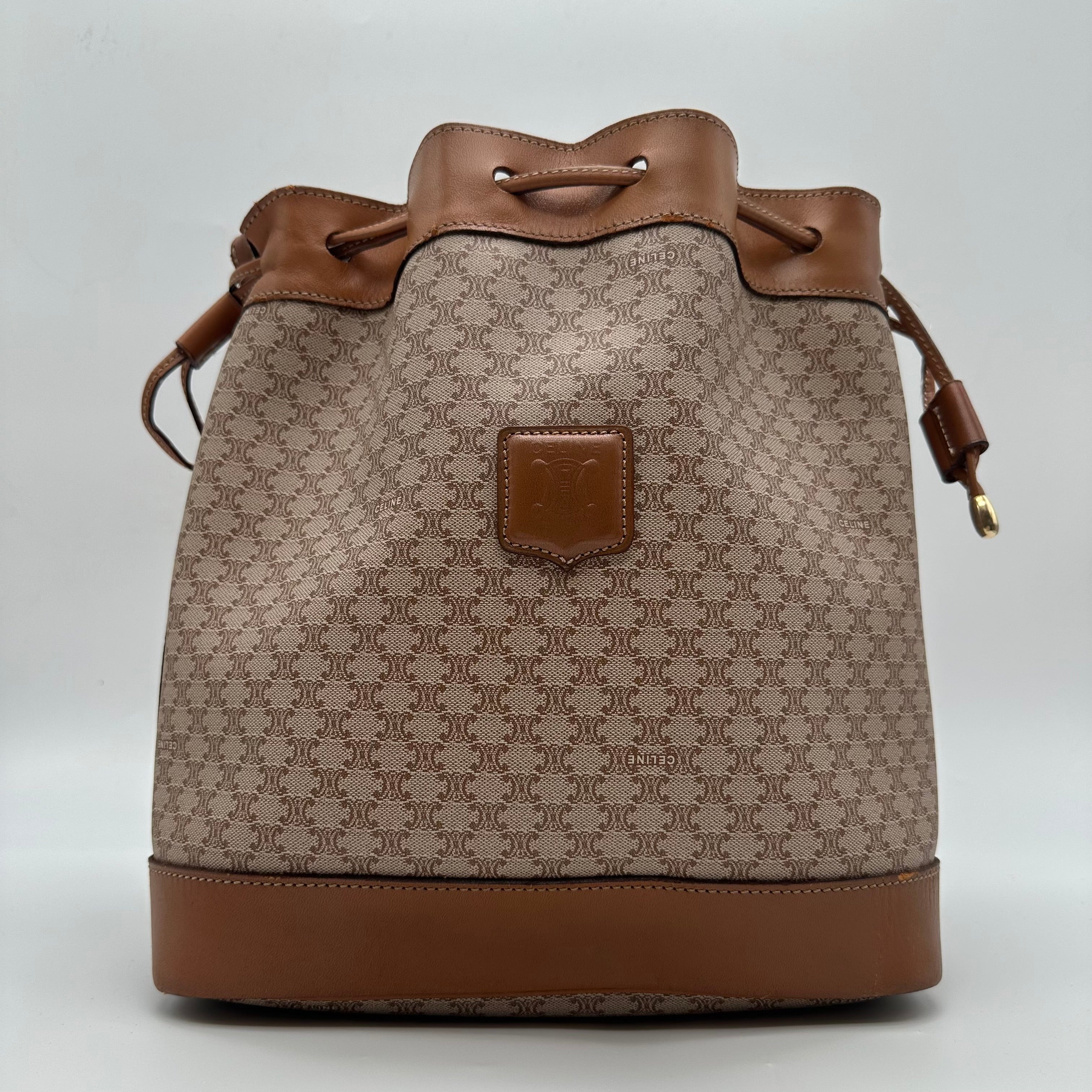 Celine Macadam Shoulder Bucket bag