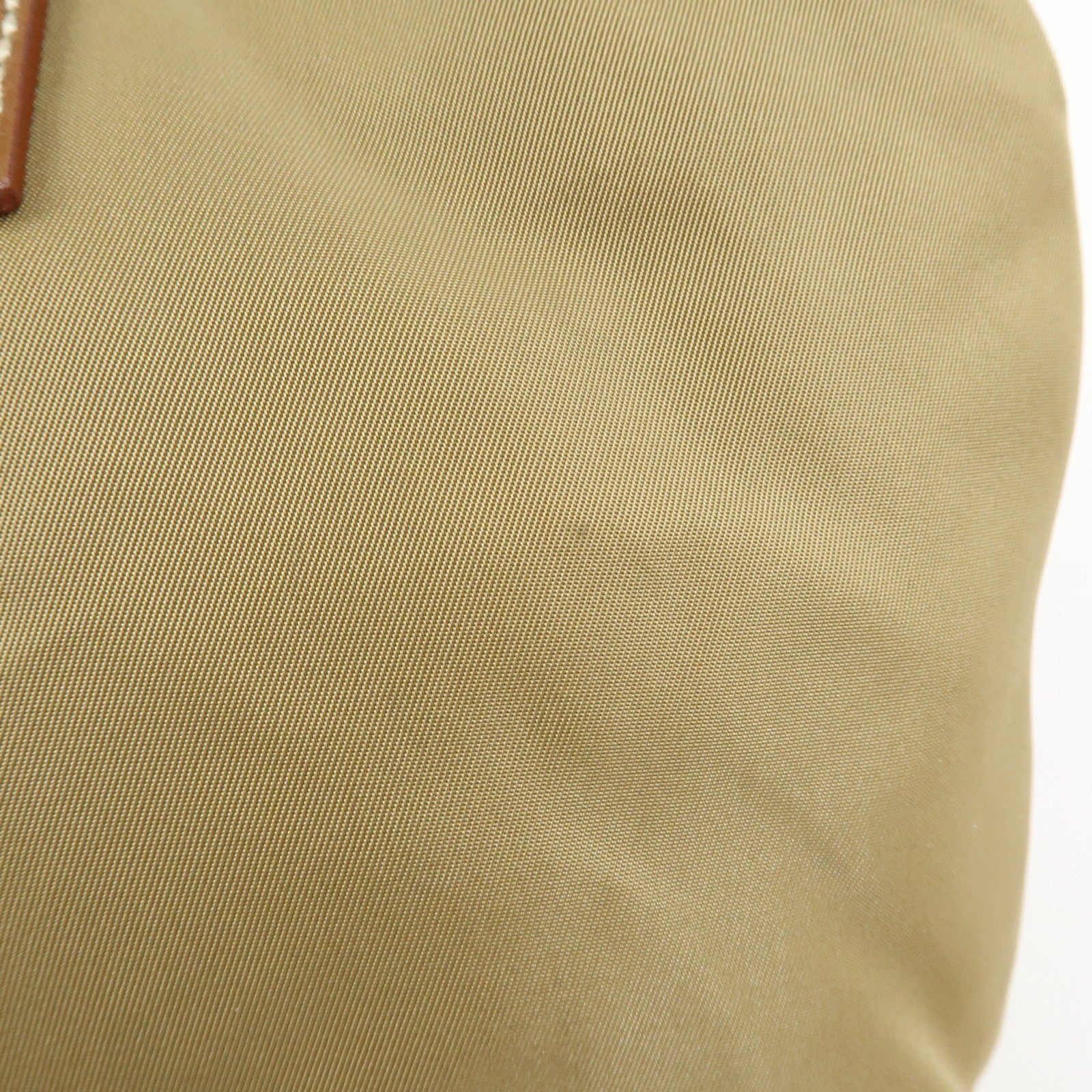 Prada Triangle Logo Tote Bag - Khaki, Nylon