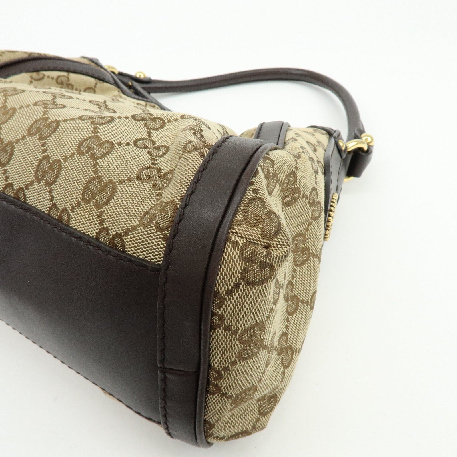 Gucci Shoulder Bag - Beige, Canvas and Leather