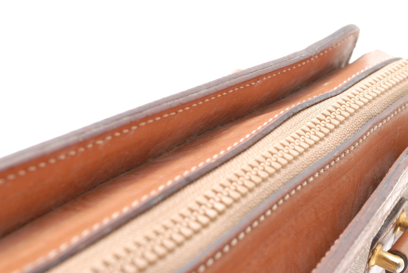 Celine Macadam Handbag - Brown, PVC