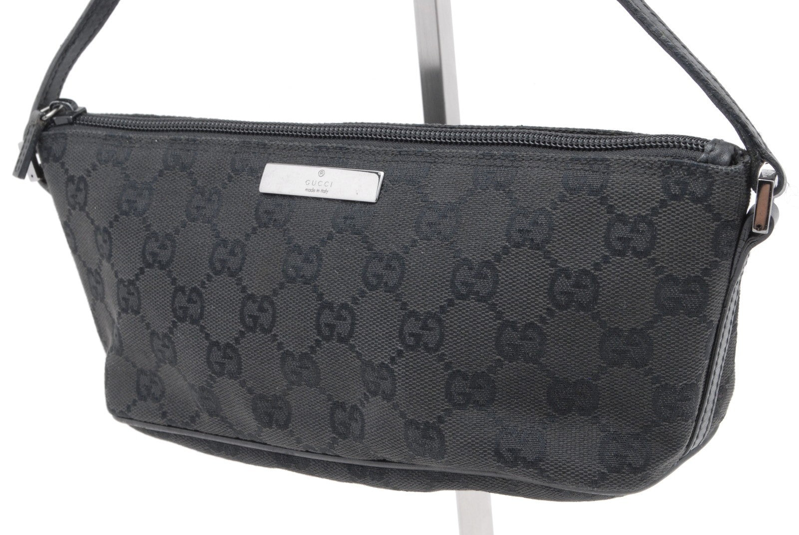 Gucci Accessory Pouch Handbag - Black, Canvas