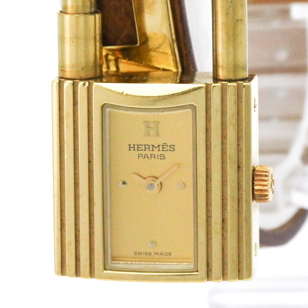 Hermès Kelly Wristwatch - Gold, Gold Plated Leather