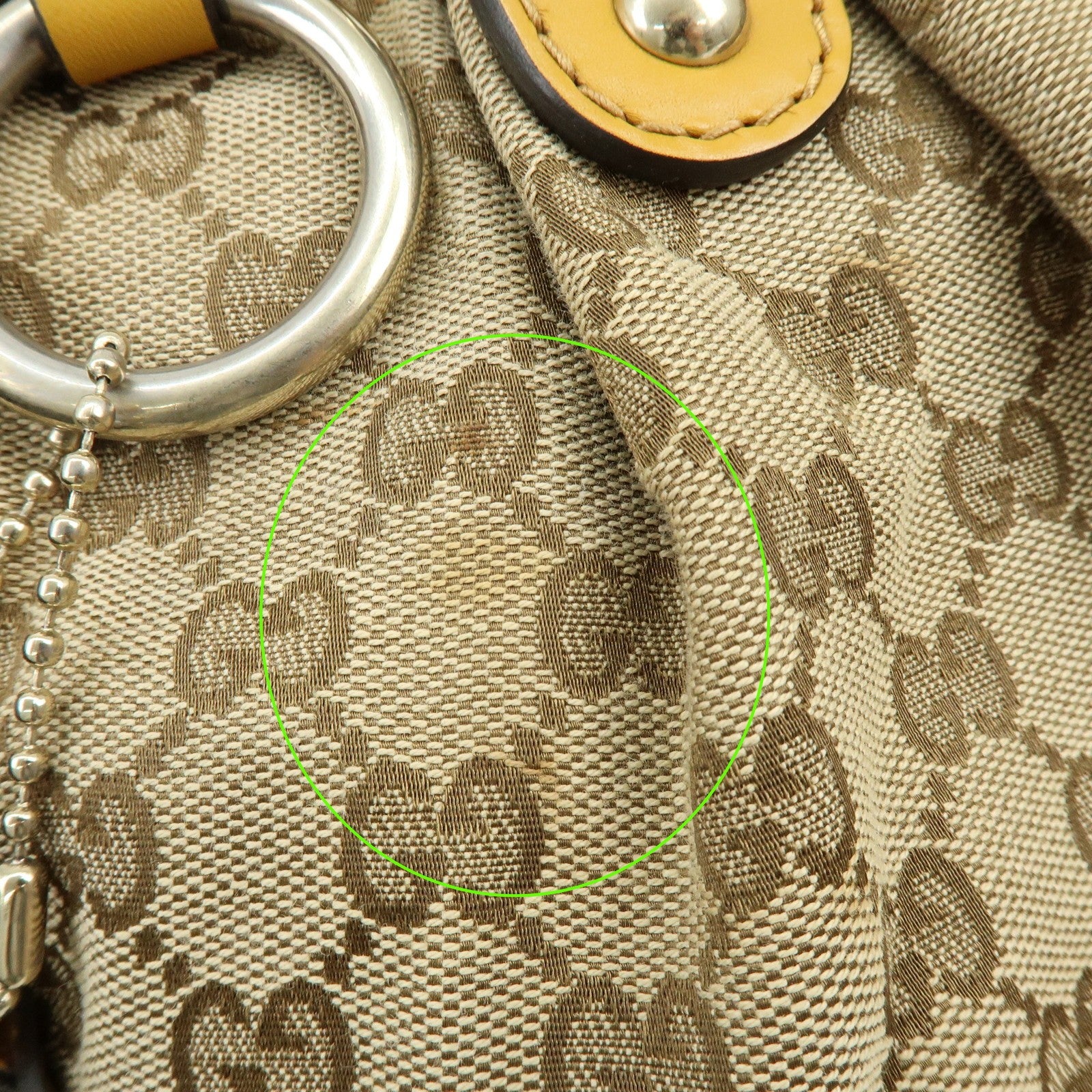 GUCCI Sukey Interlocking GG Canvas Leather 2Way Shoulder Bag