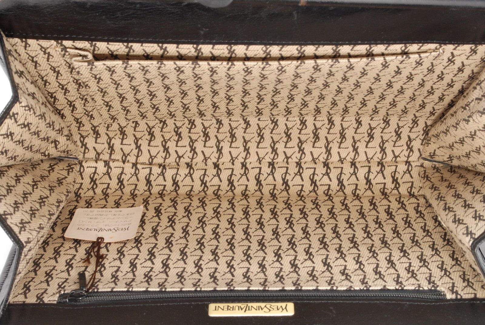 Saint Laurent Yves Clutch Bag - Black, Leather