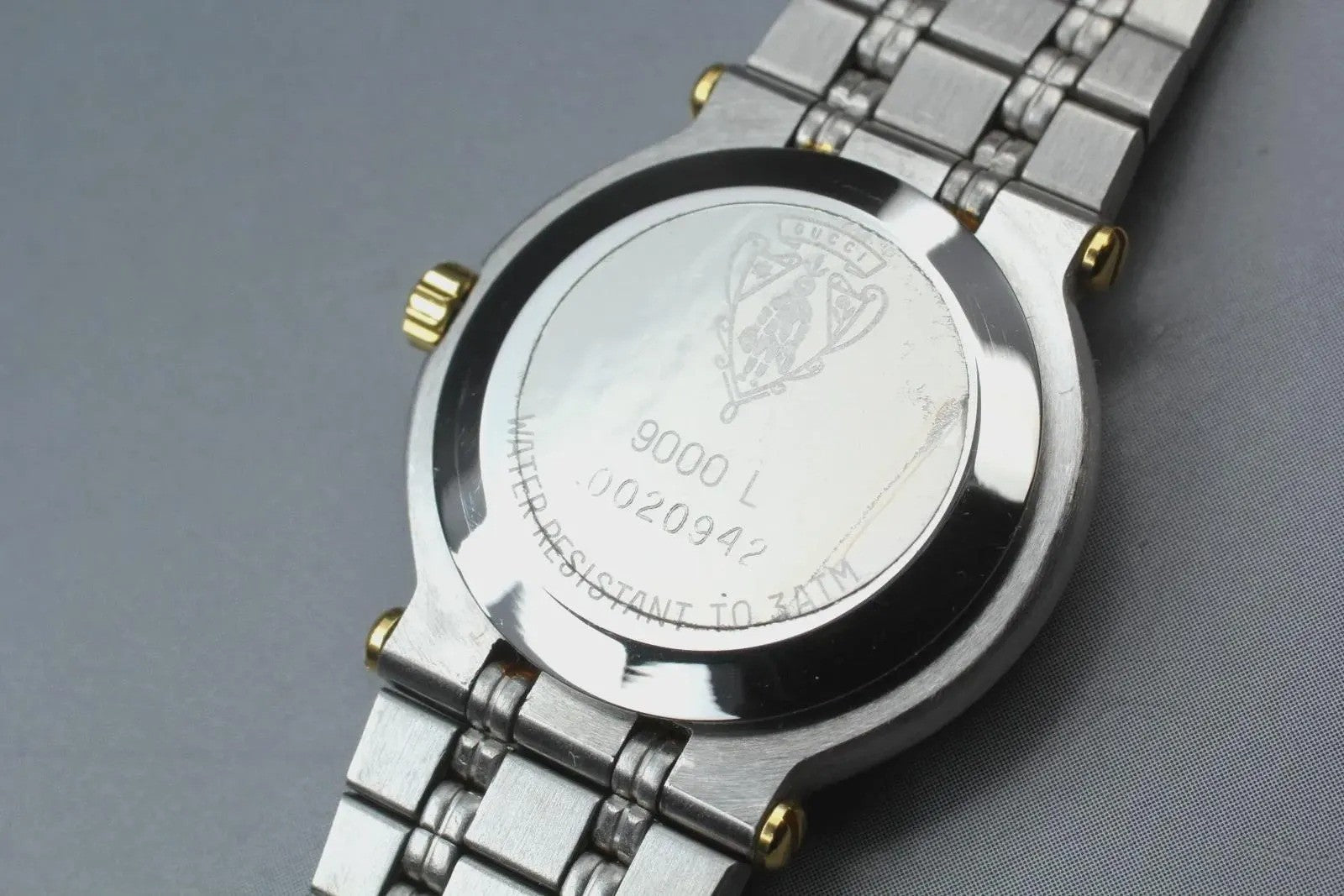 Gucci 9000L Watch - Black, Stainless Steel