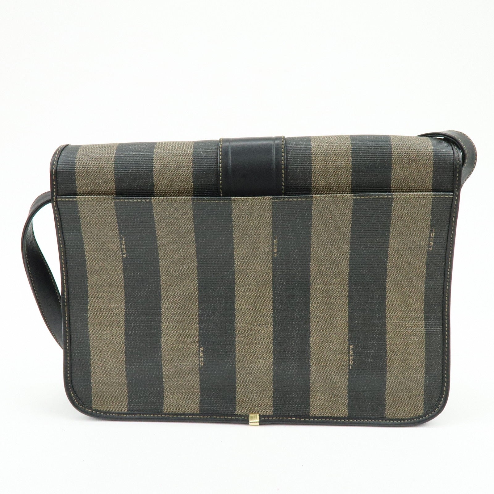 Fendi Shoulder Bag - Black, Brown, PVC Leather