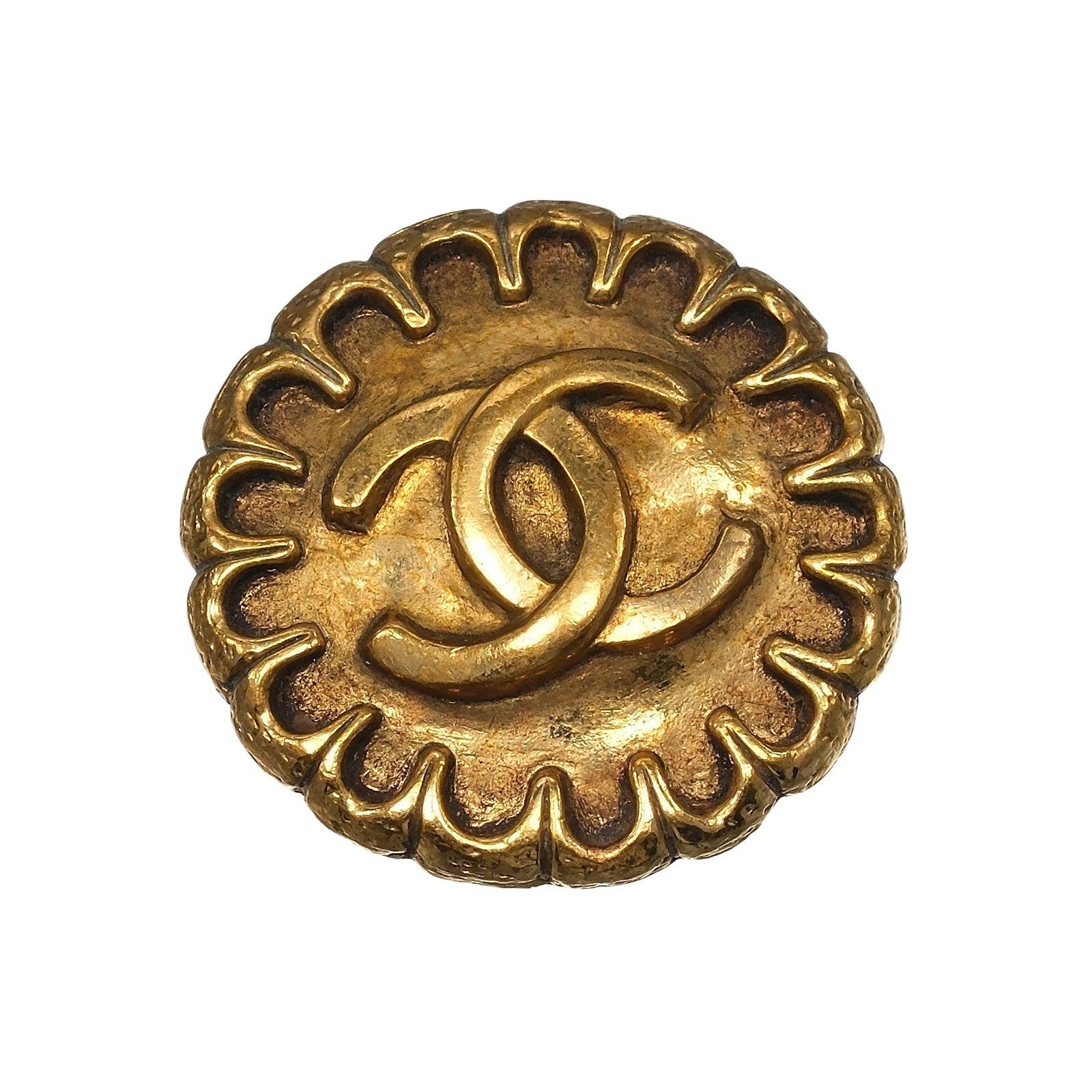 Chanel COCO Mark Earring - Gold, Plated Gold