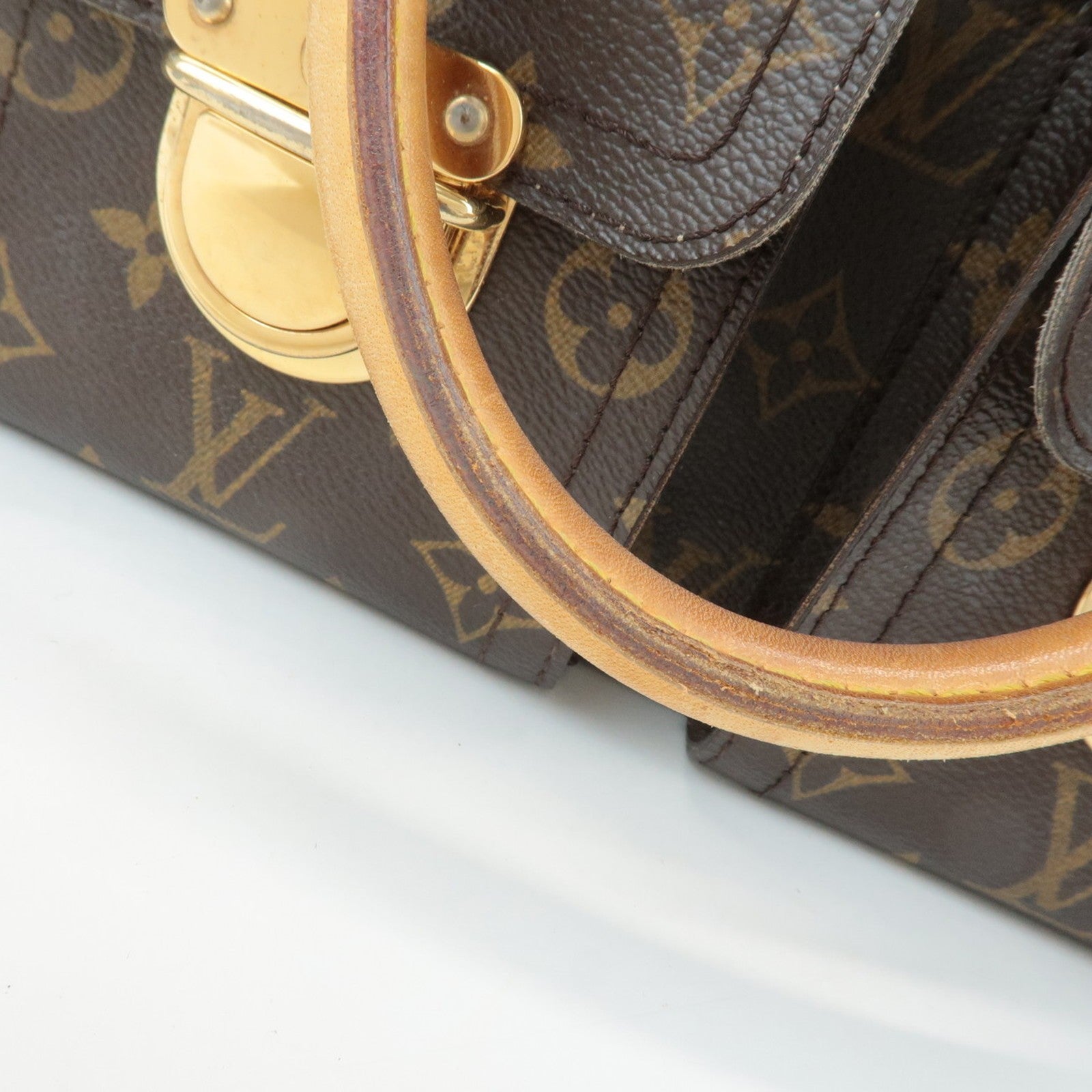 Louis Vuitton Monogram Manhattan PM Handbag - Brown, Monogram Canvas