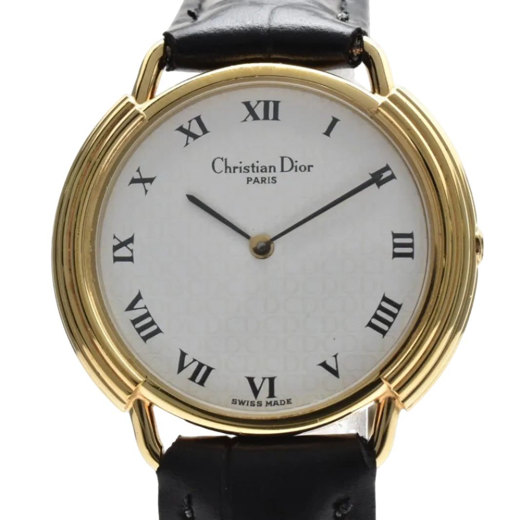 Christian Dior 59.121 Watch - White, Gold Quartz