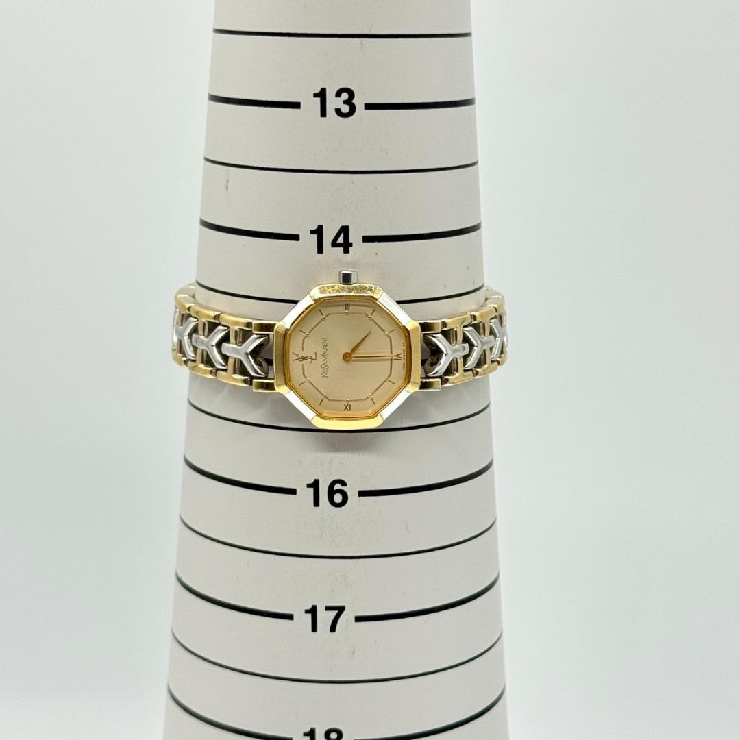 Saint Laurent Octagon Watch - Gold, Quartz