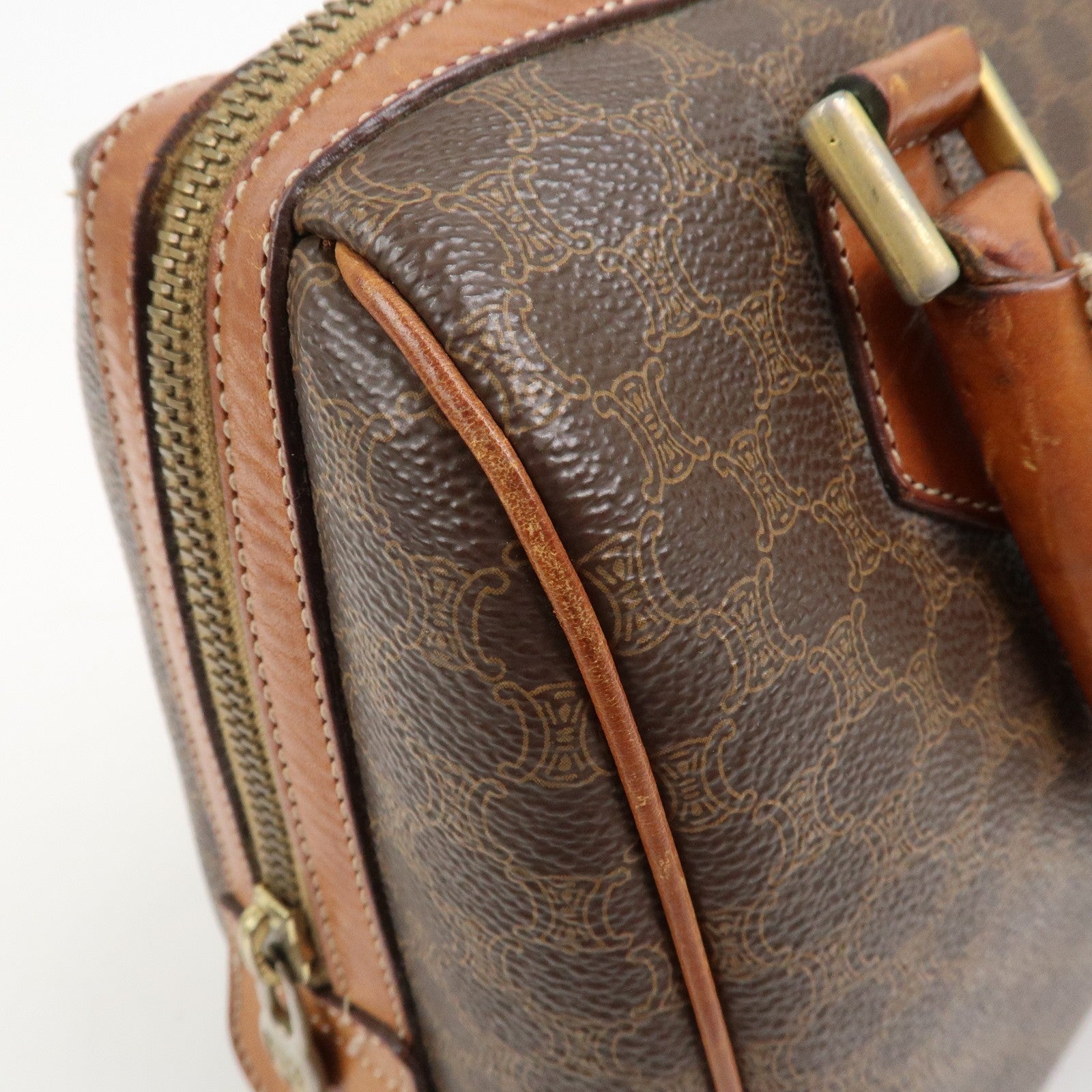 Celine Boston Bag - Brown, PVC