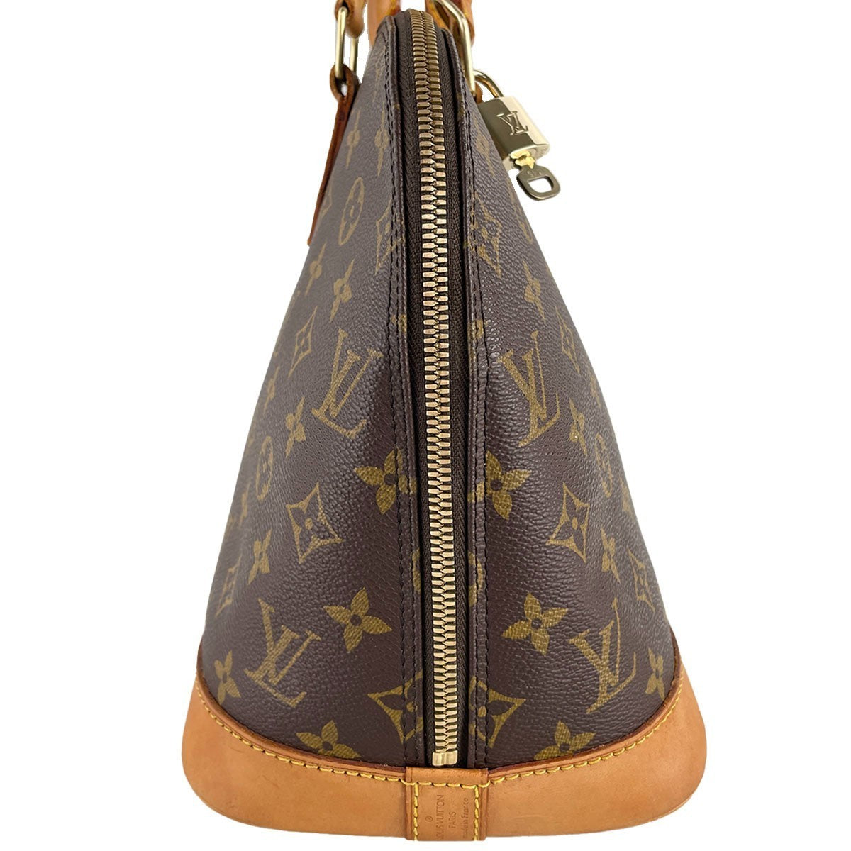Louis Vuitton Monogram Alma Handbag - Brown, Coated Canvas