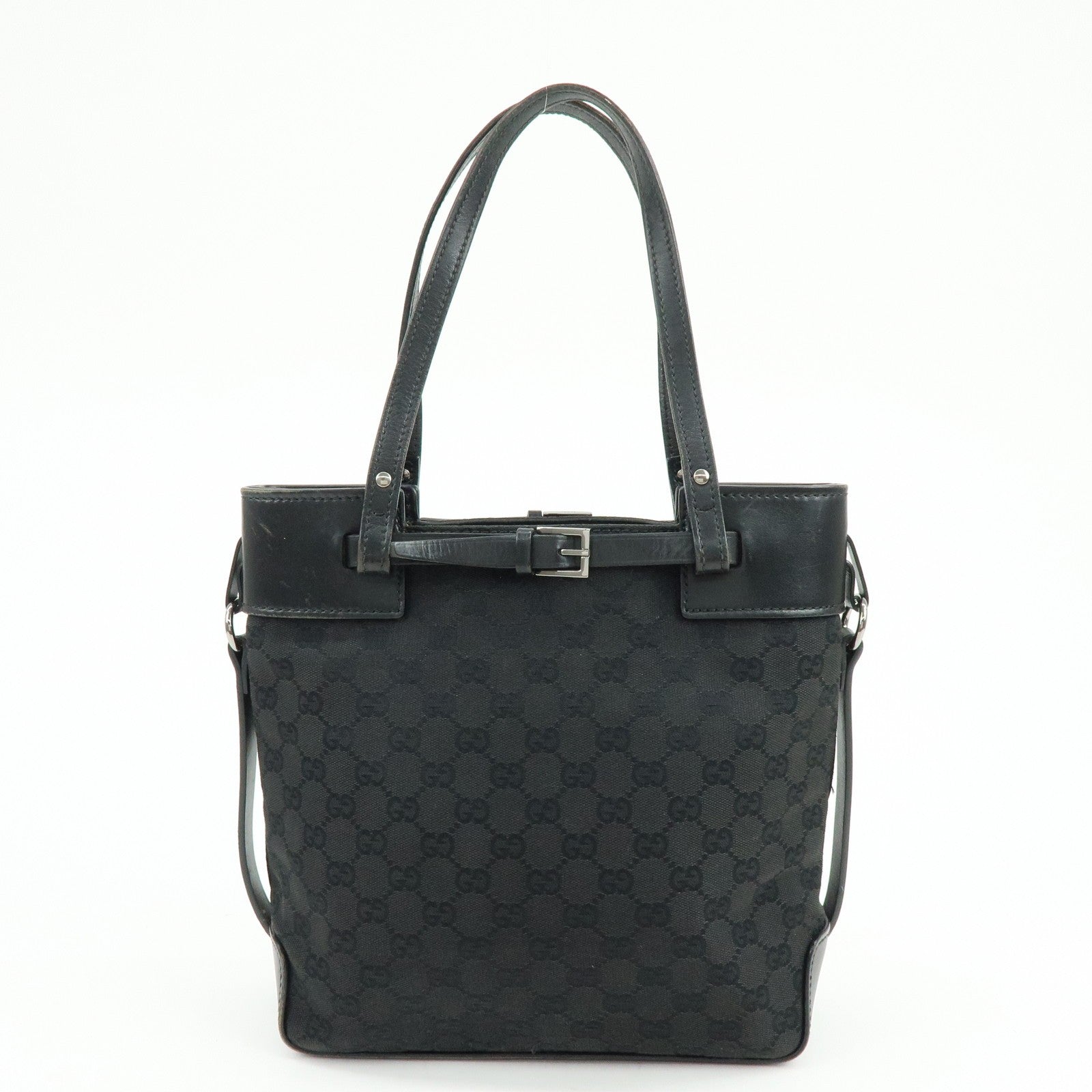 Gucci Tote Bag - Black, Canvas Leather