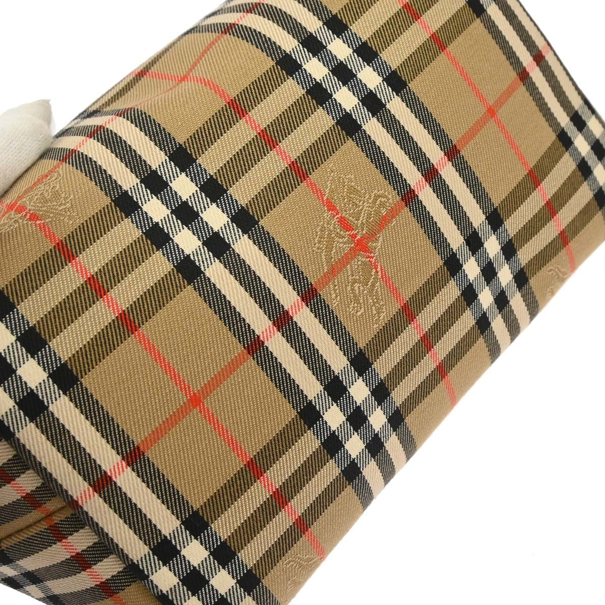 Burberrys House Check Tote Handbag - Beige Red, Canvas