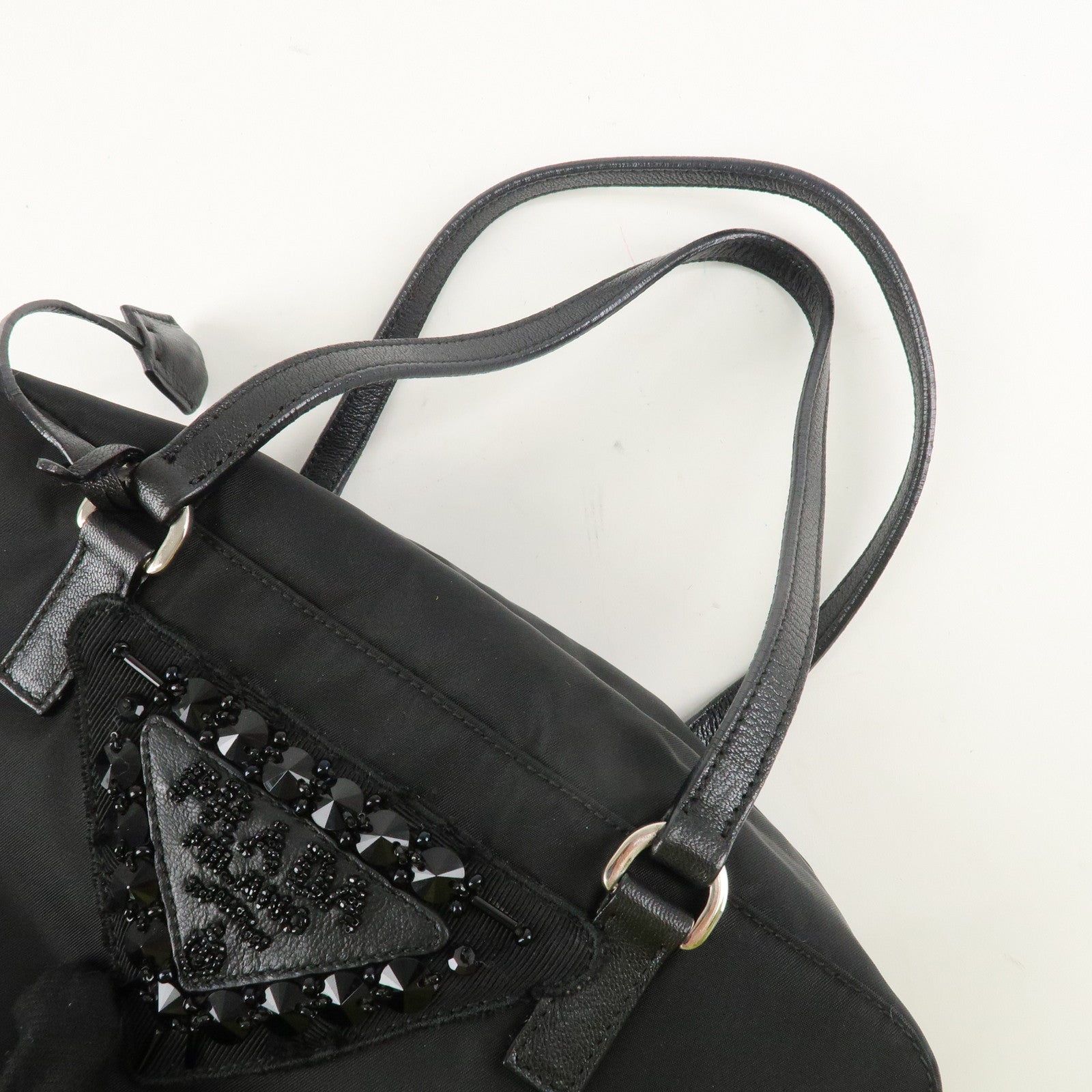 Prada Shoulder Bag - Black, Nylon/Leather