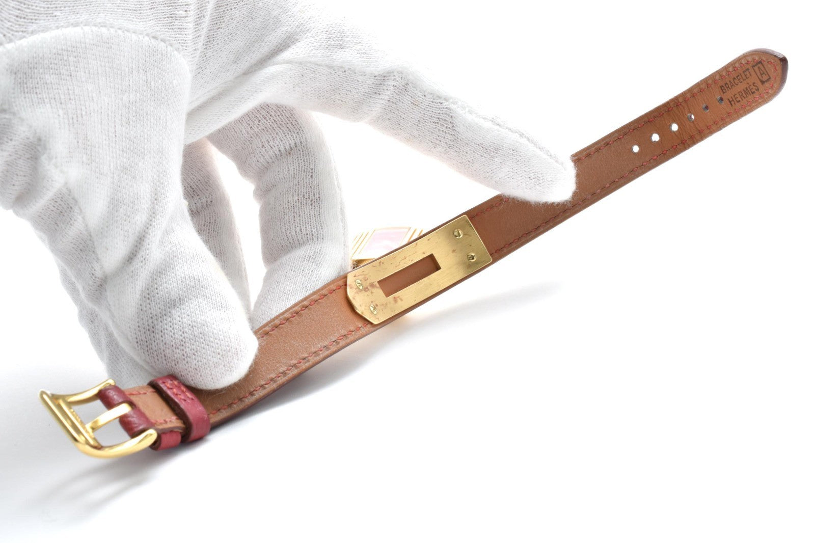 Hermès Kelly Wristwatch - Red, Leather