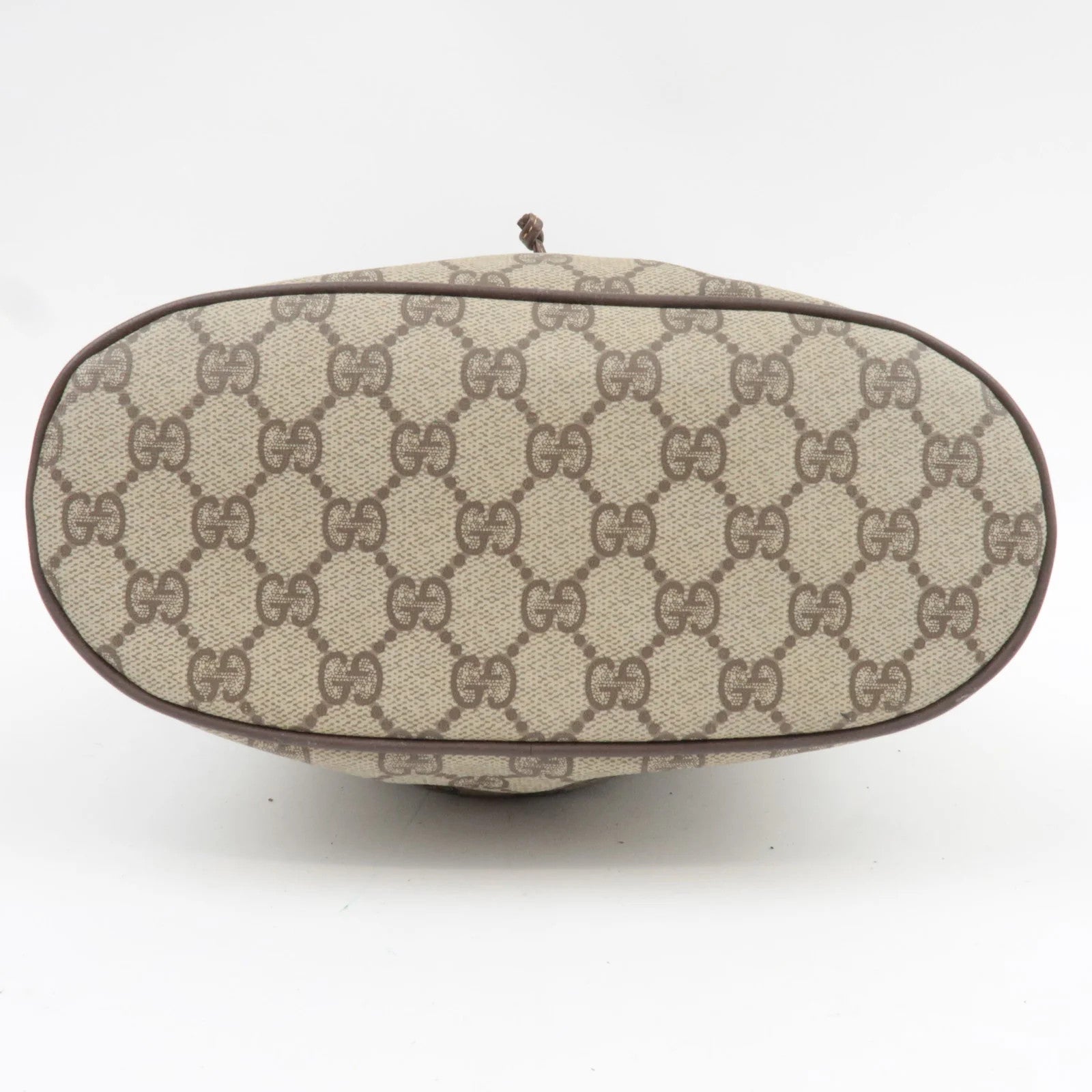 Gucci Sherry Line Bucket Shoulder Bag - Beige, GG Plus Leather