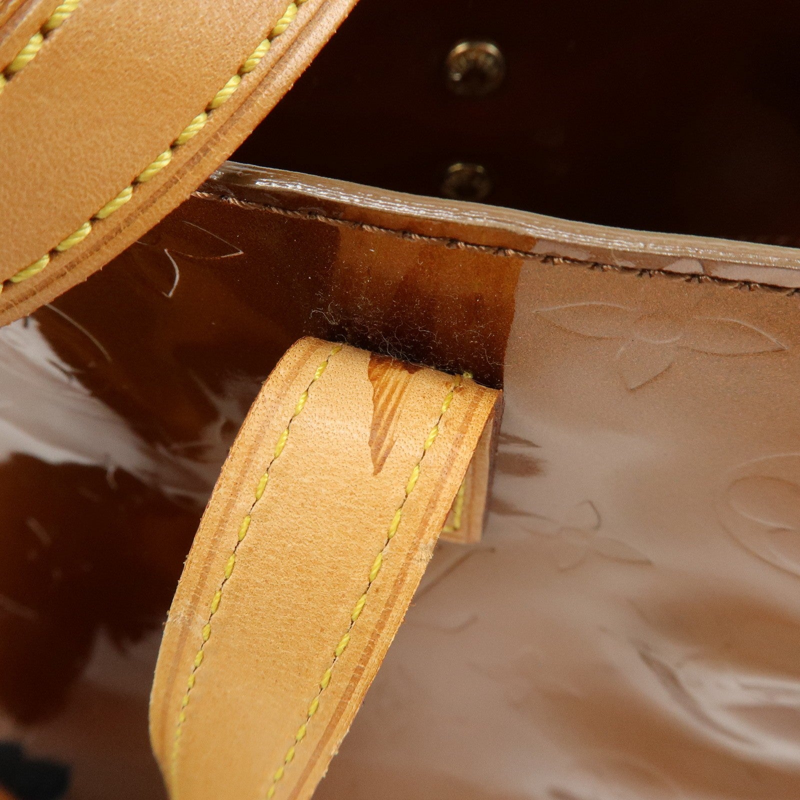 Louis Vuitton Hand Bag - Bronze, Vernis Leather