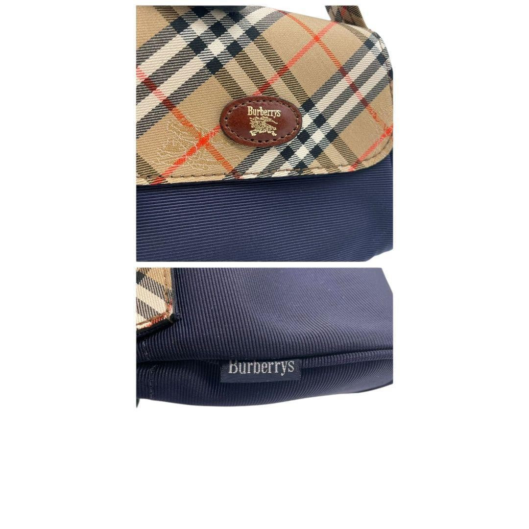Burberry Nova Check Horse Logo Mini Bag - Beige, PVC