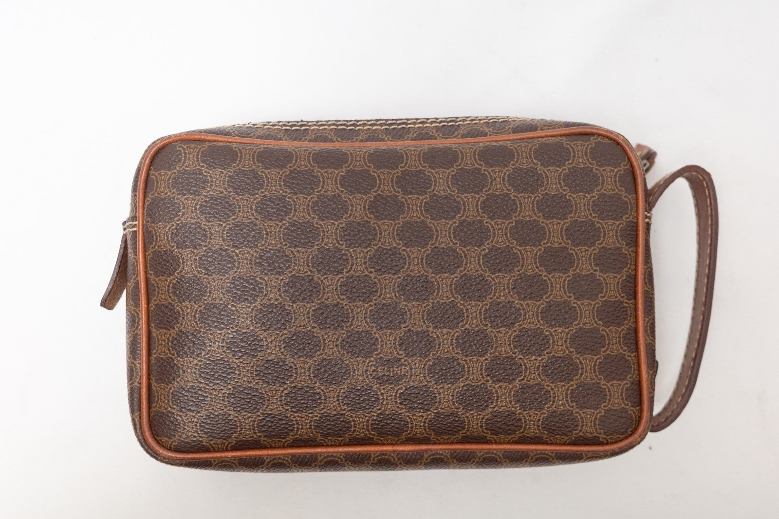 Celine Macadam Purse - Brown, Leather PVC