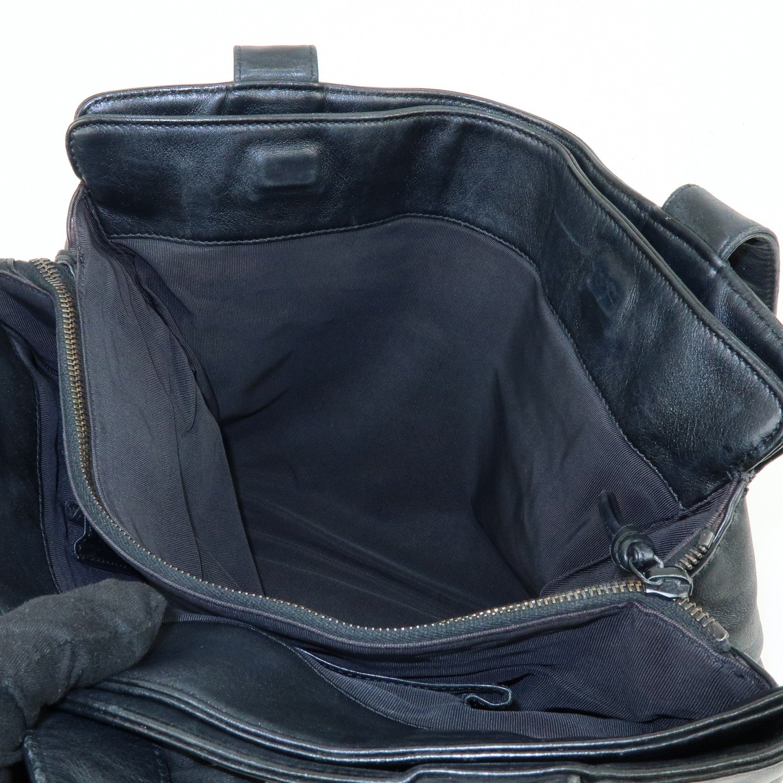 Chanel Calf Leather Tote Bag - Black, Leather