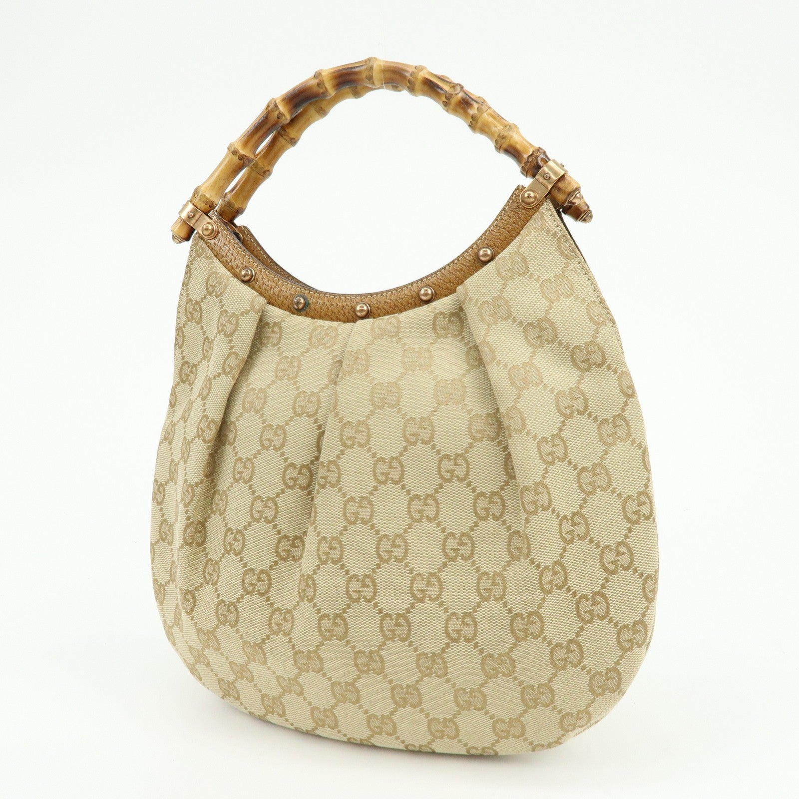 Gucci Tote Bag - Beige, GG Canvas and Leather
