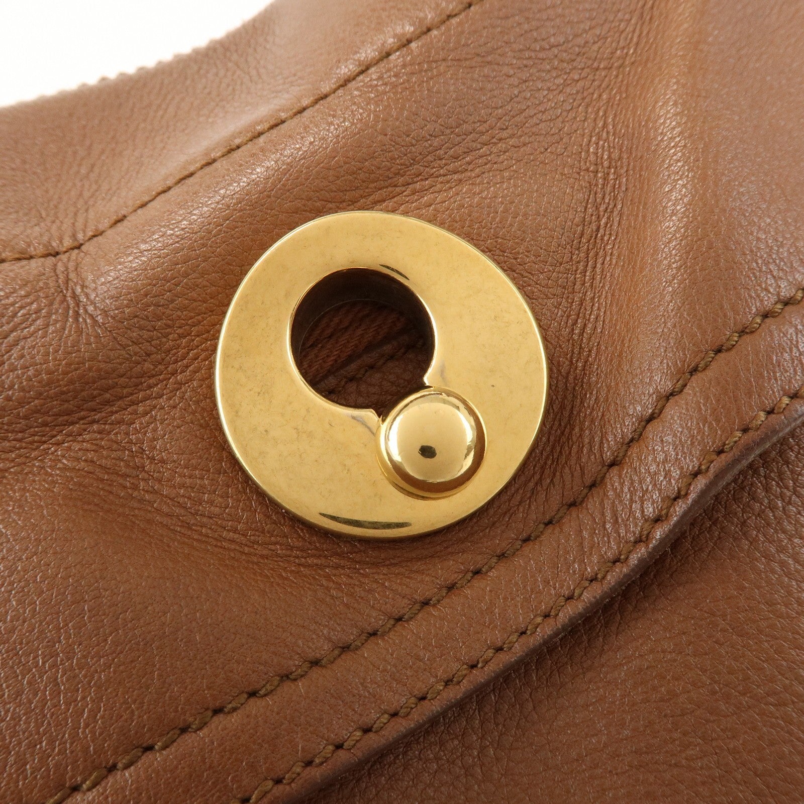 Saint Laurent Muse Two Hand Bag - Brown, Leather Canvas