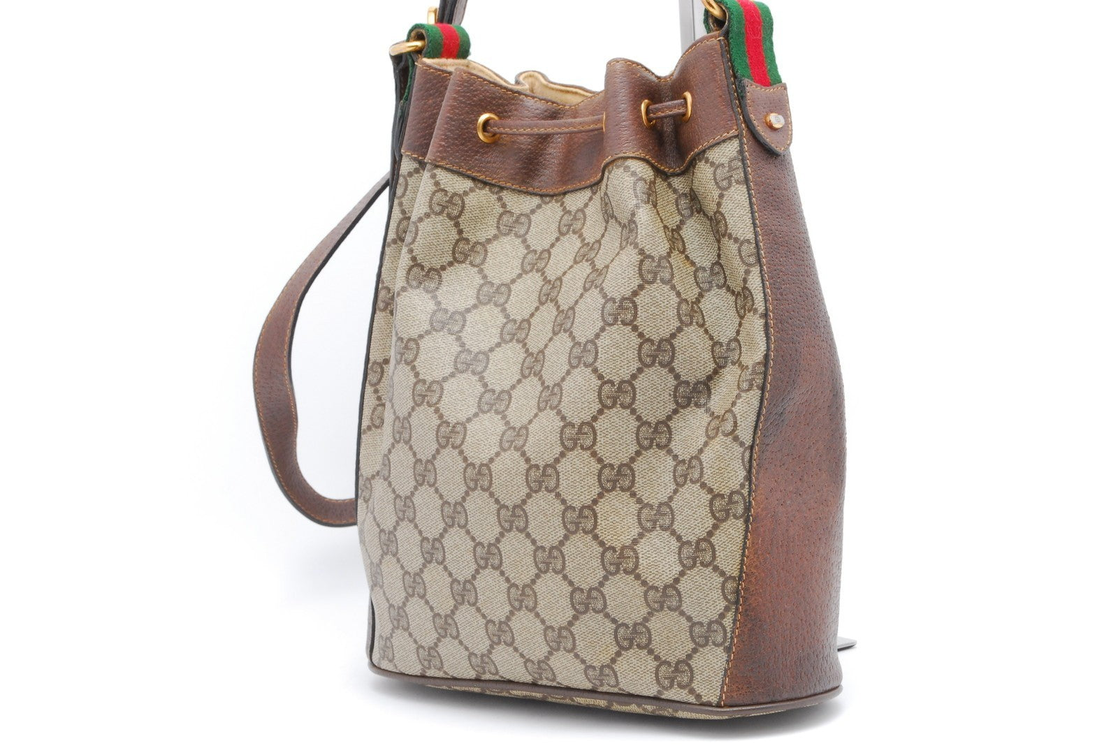 Gucci Sherry Shoulder Bag - Brown, PVC