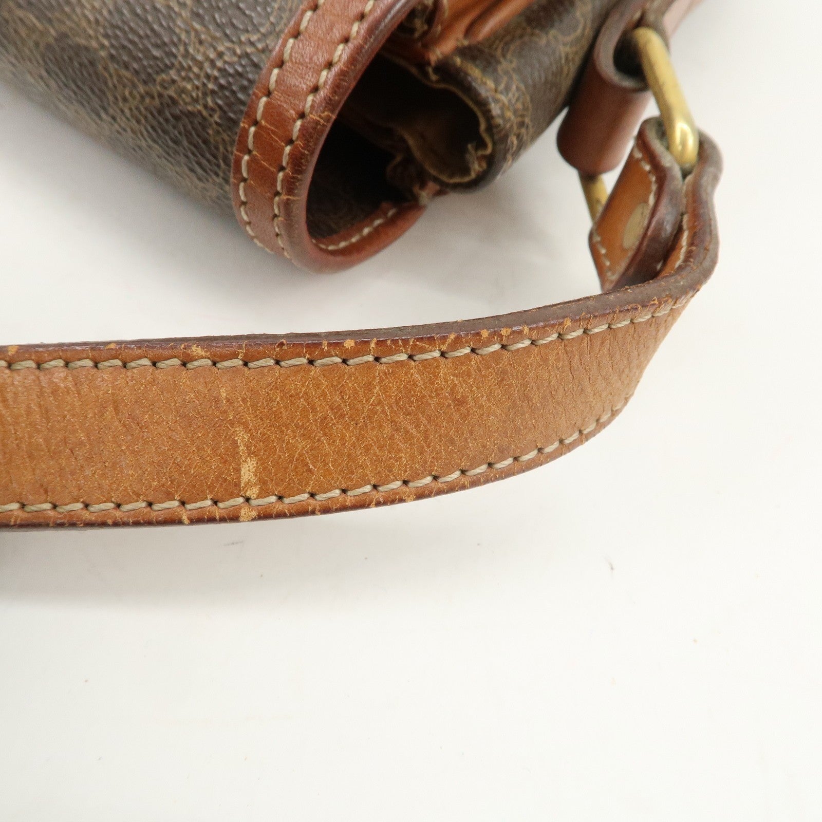 Celine Macadam Shoulder Bag - Brown, PVC
