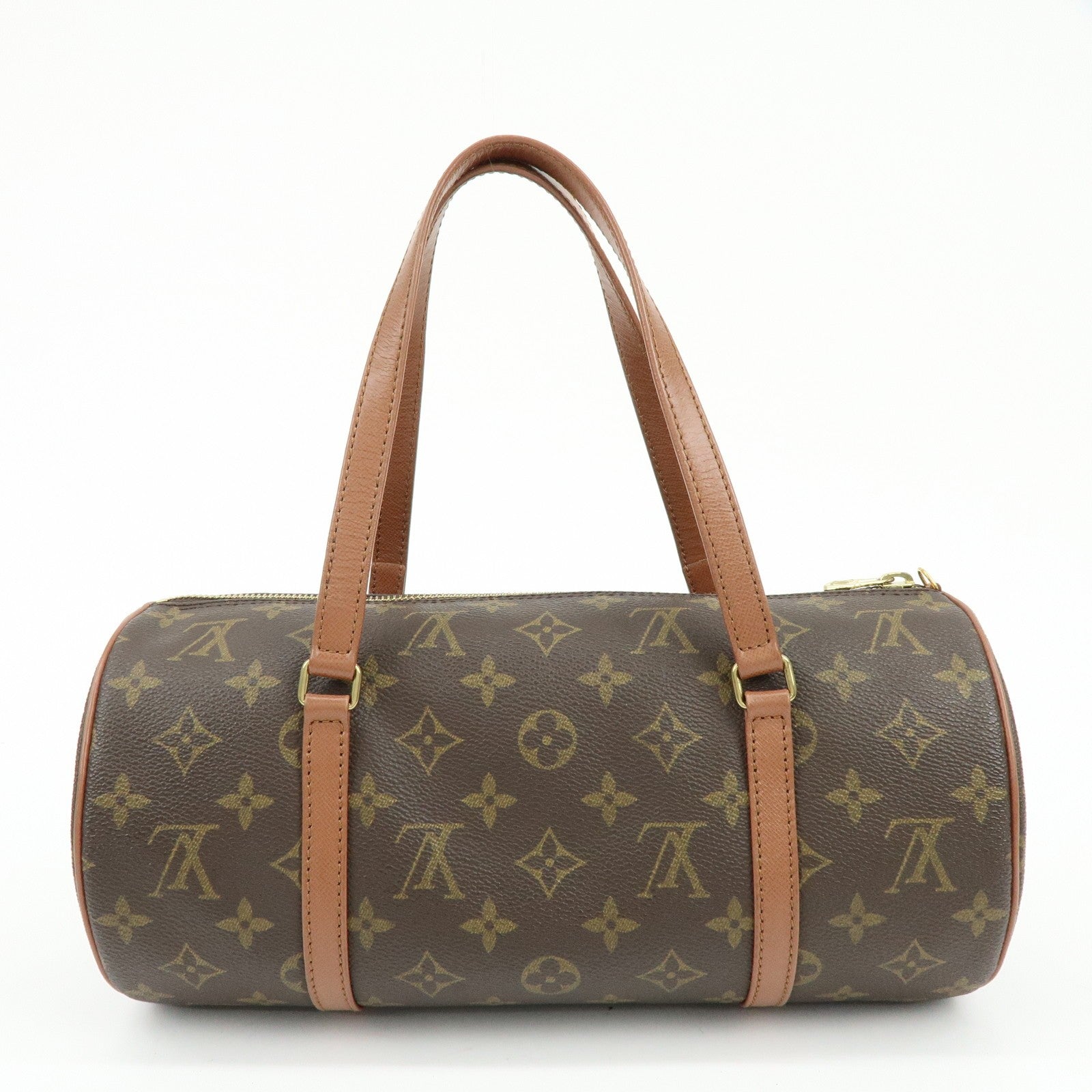 Louis Vuitton Monogram Papillon 30 Hand Bag - Brown, Monogram Canvas, Nume Leather