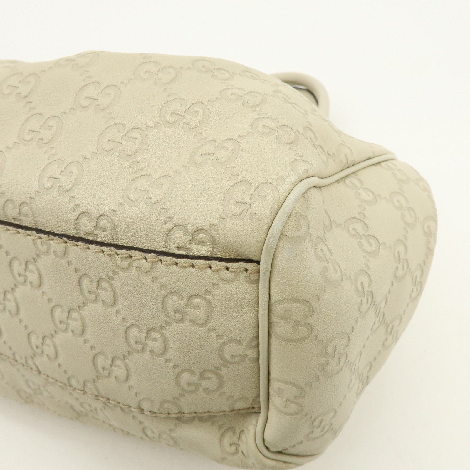 Gucci Sukey Guccissima Leather Tote Bag - White, Leather