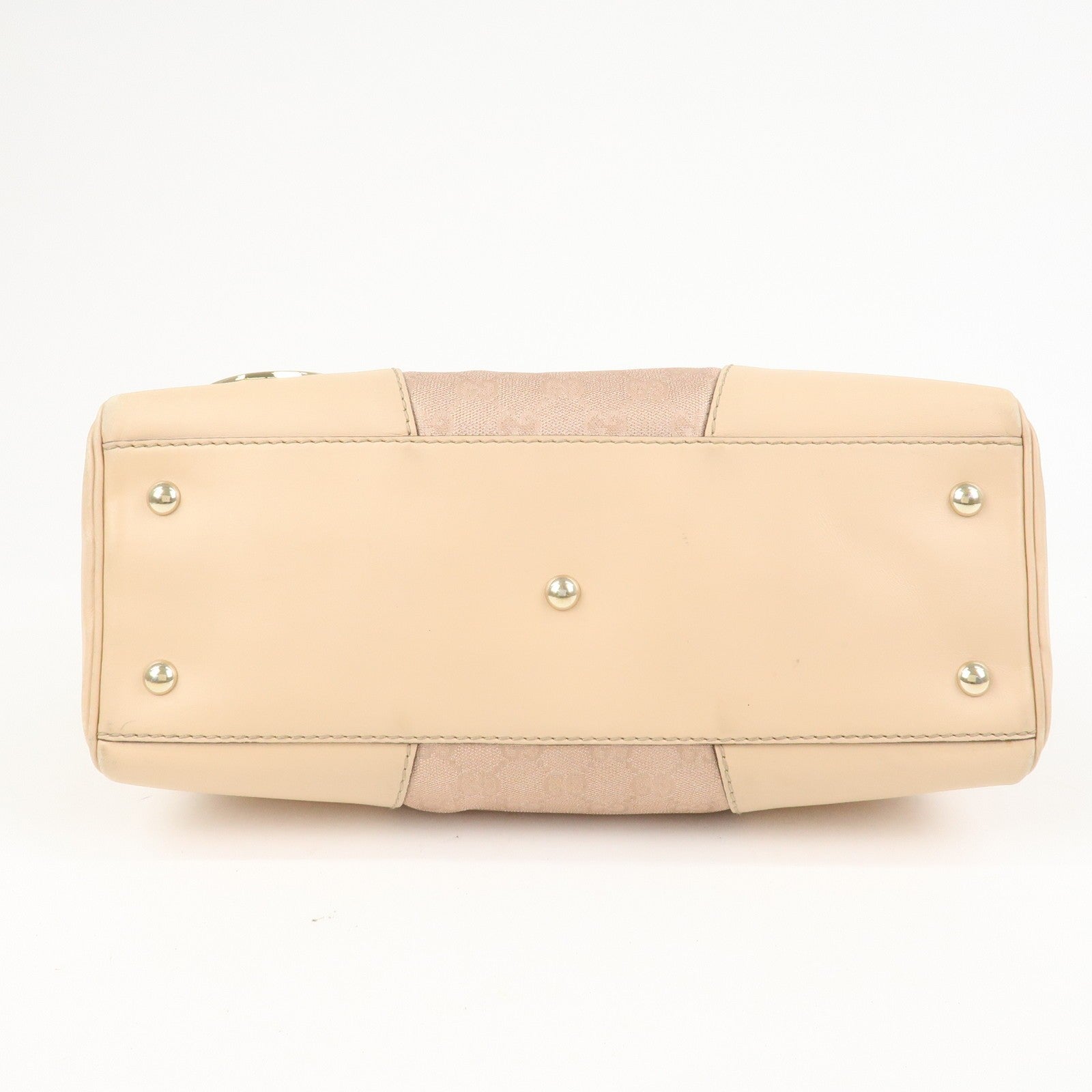 Gucci Lovely Heart GG Monogram Mini Boston Bag - Pink Beige, Canvas