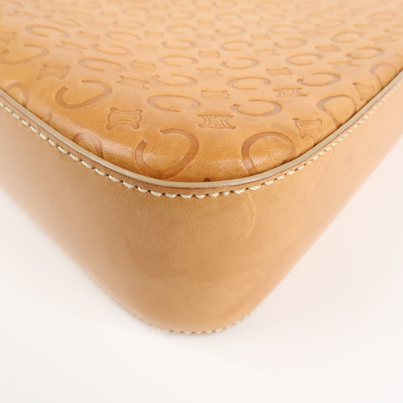 Celine C Macadam Shoulder Bag - Beige, Leather