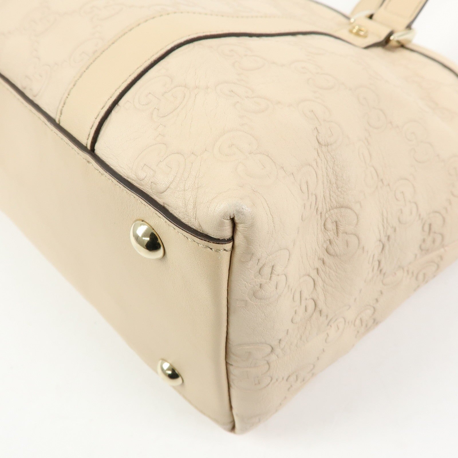 Gucci Abbey Guccissima Tote Bag - Pink, Leather