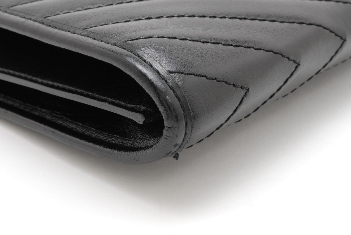 Saint Laurent Yves Saint Laurent Clutch Bag - Black, Leather
