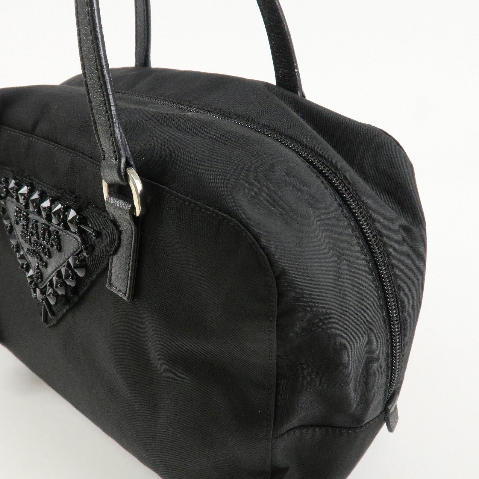 Prada Shoulder Bag - Black, Nylon/Leather
