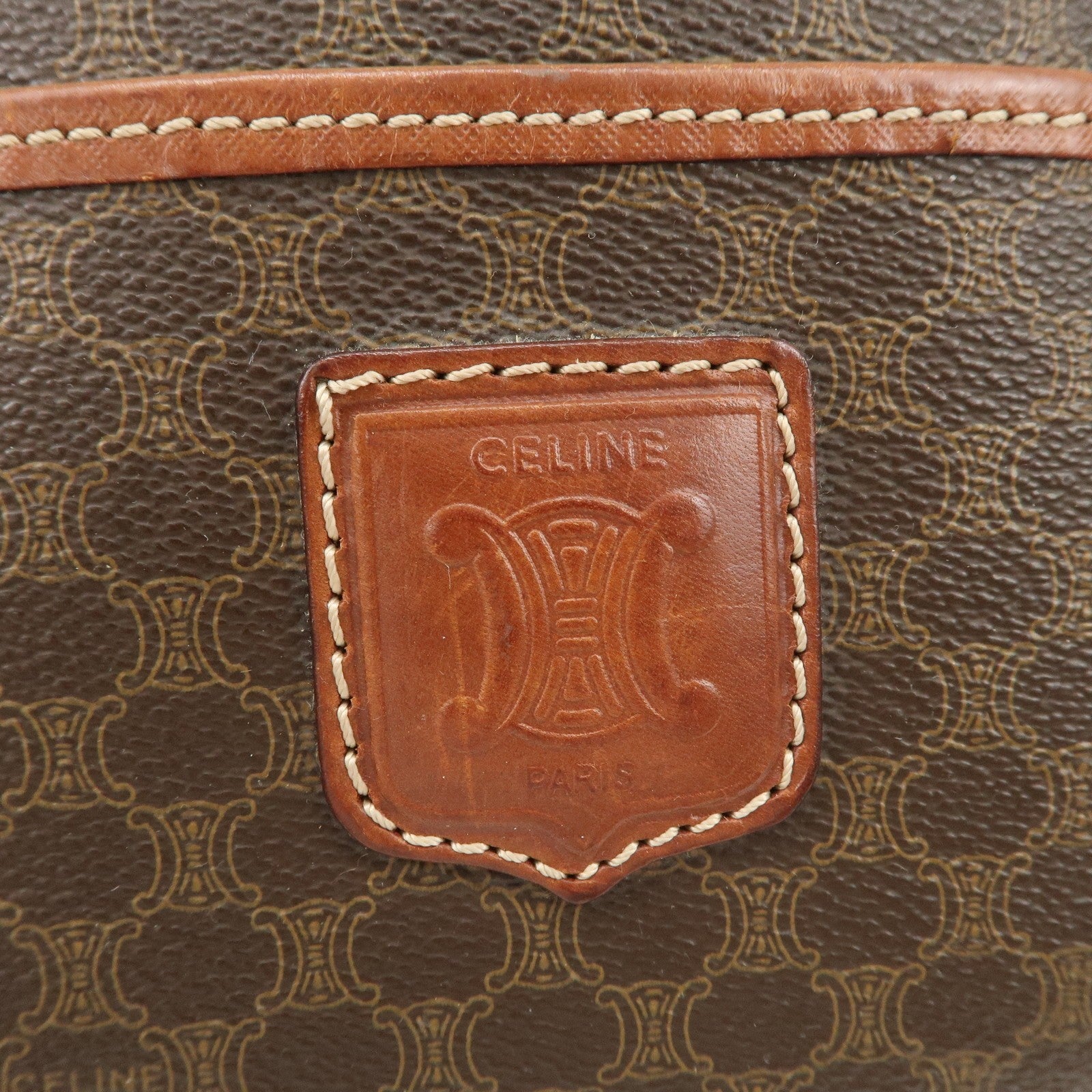 Celine Boston Bag - Brown, PVC