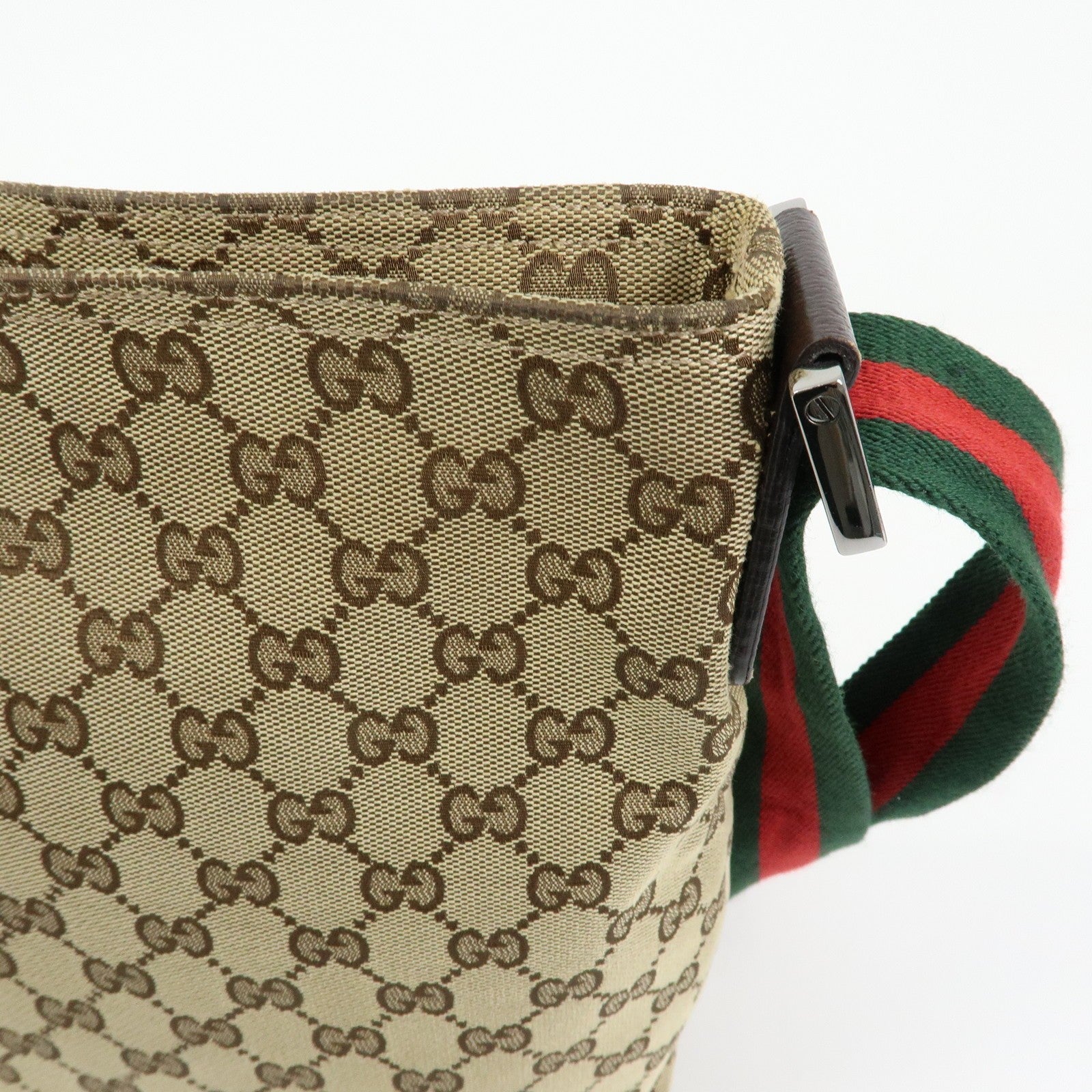 Gucci Shoulder Crossbody Bag - Beige, GG Canvas, Leather