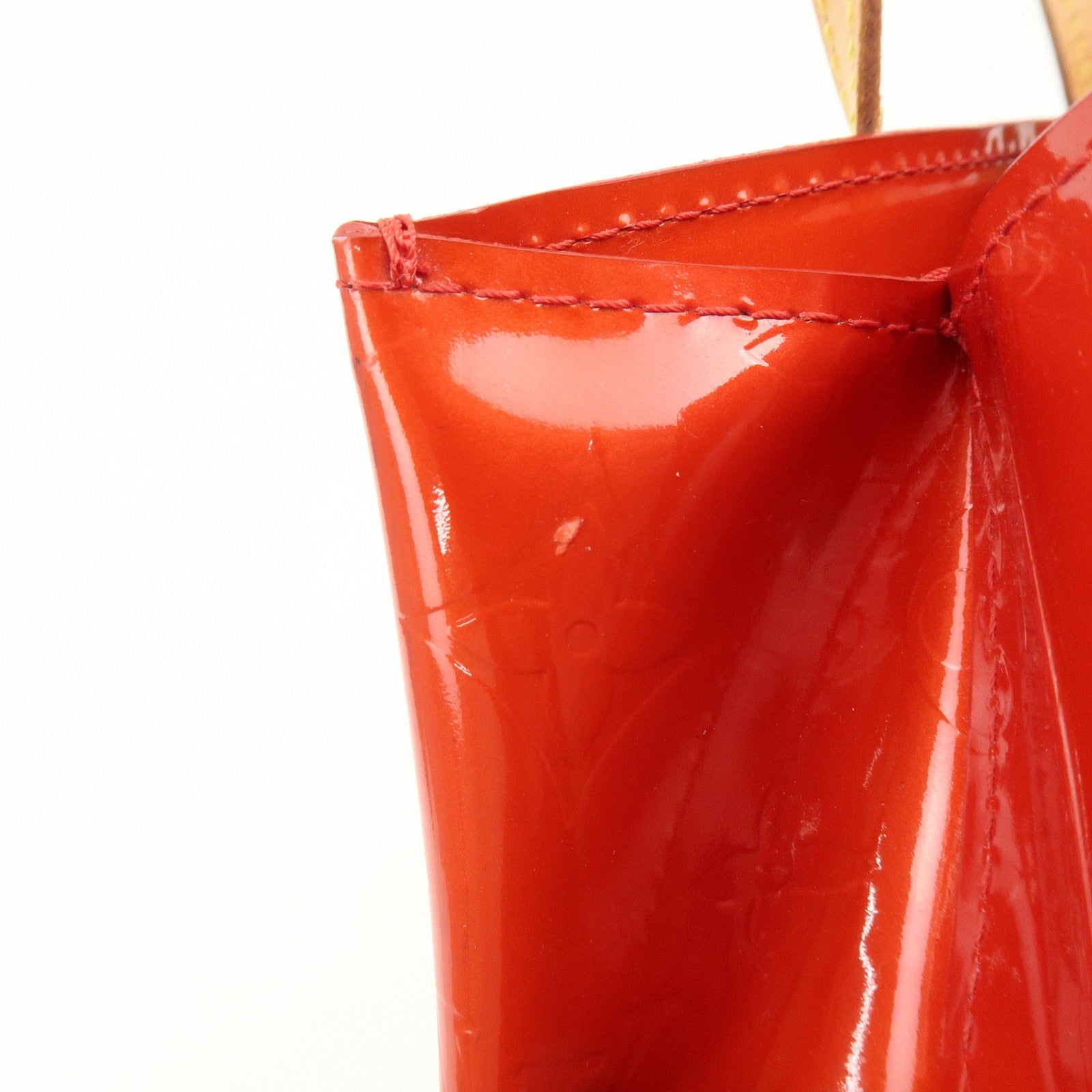 Louis Vuitton Monogram Vernis Lead PM Hand Bag - Rouge, Vernis Leather