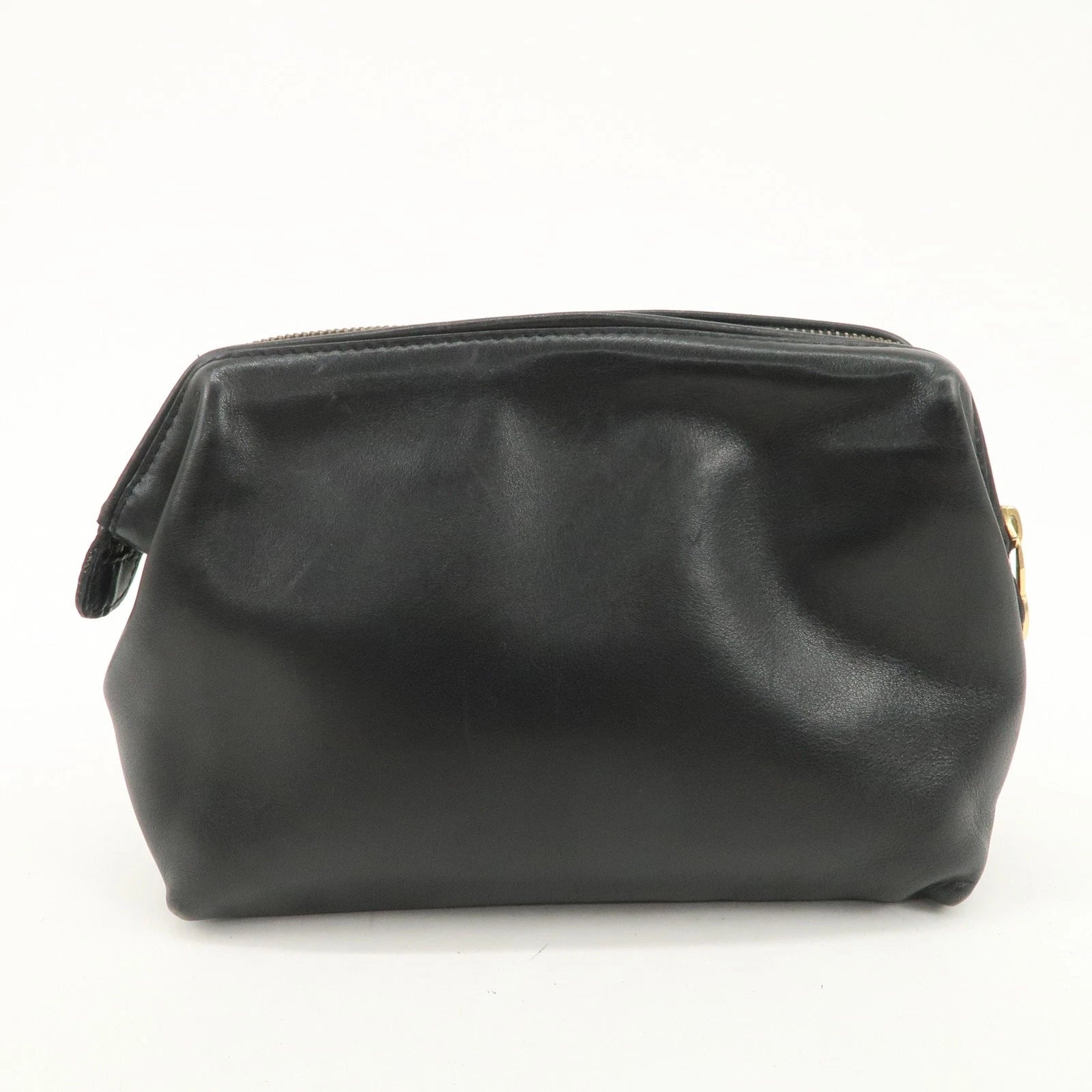 CELINE Clutch - Black, Leather