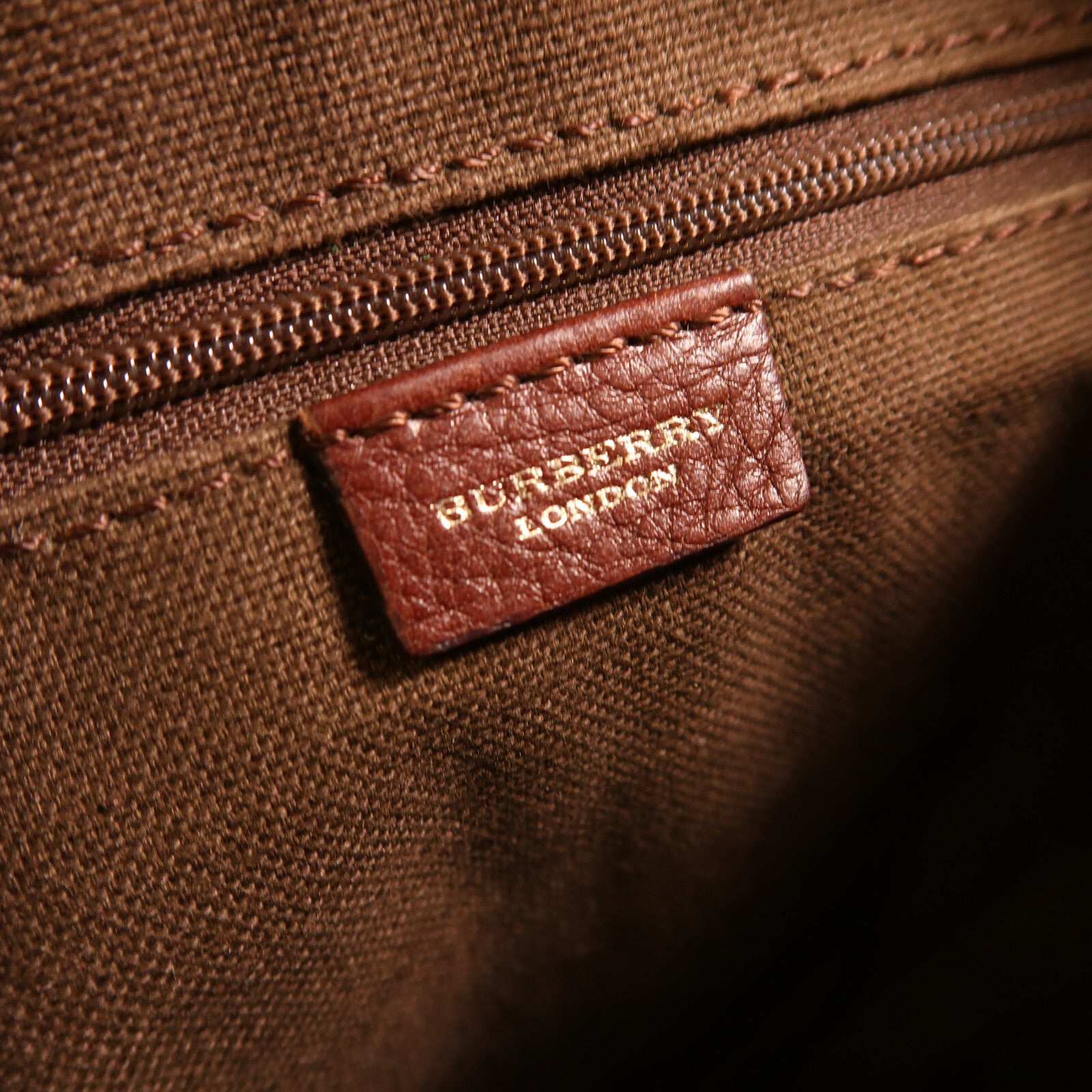 Burberry GHW Shoulder Bag - Brown, Canvas
