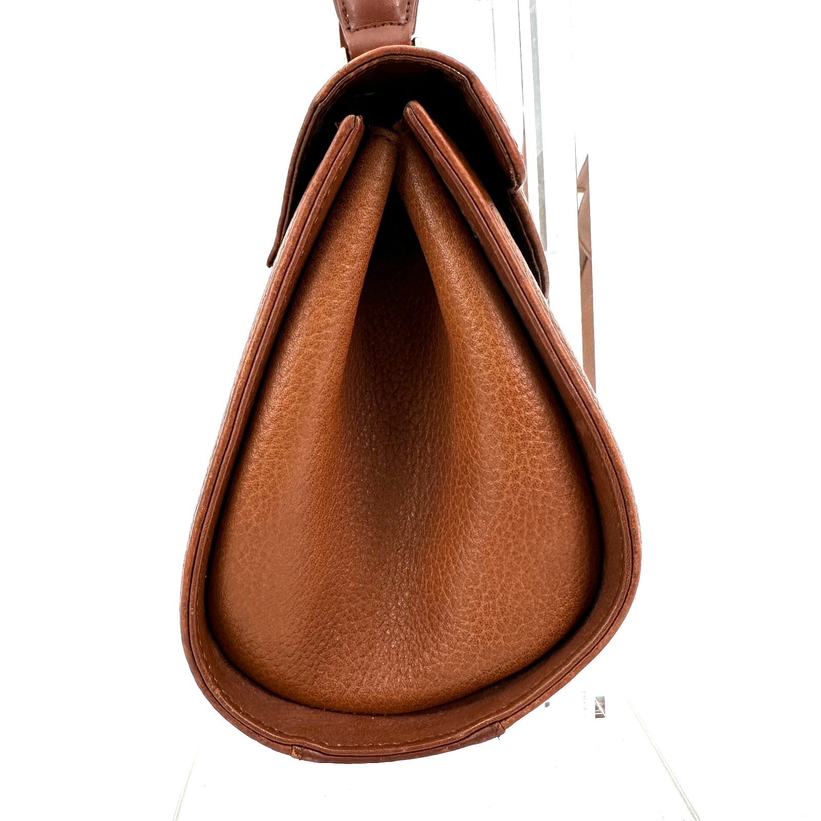 Burberry Vintage Hand Tote Bag - Brown, Leather