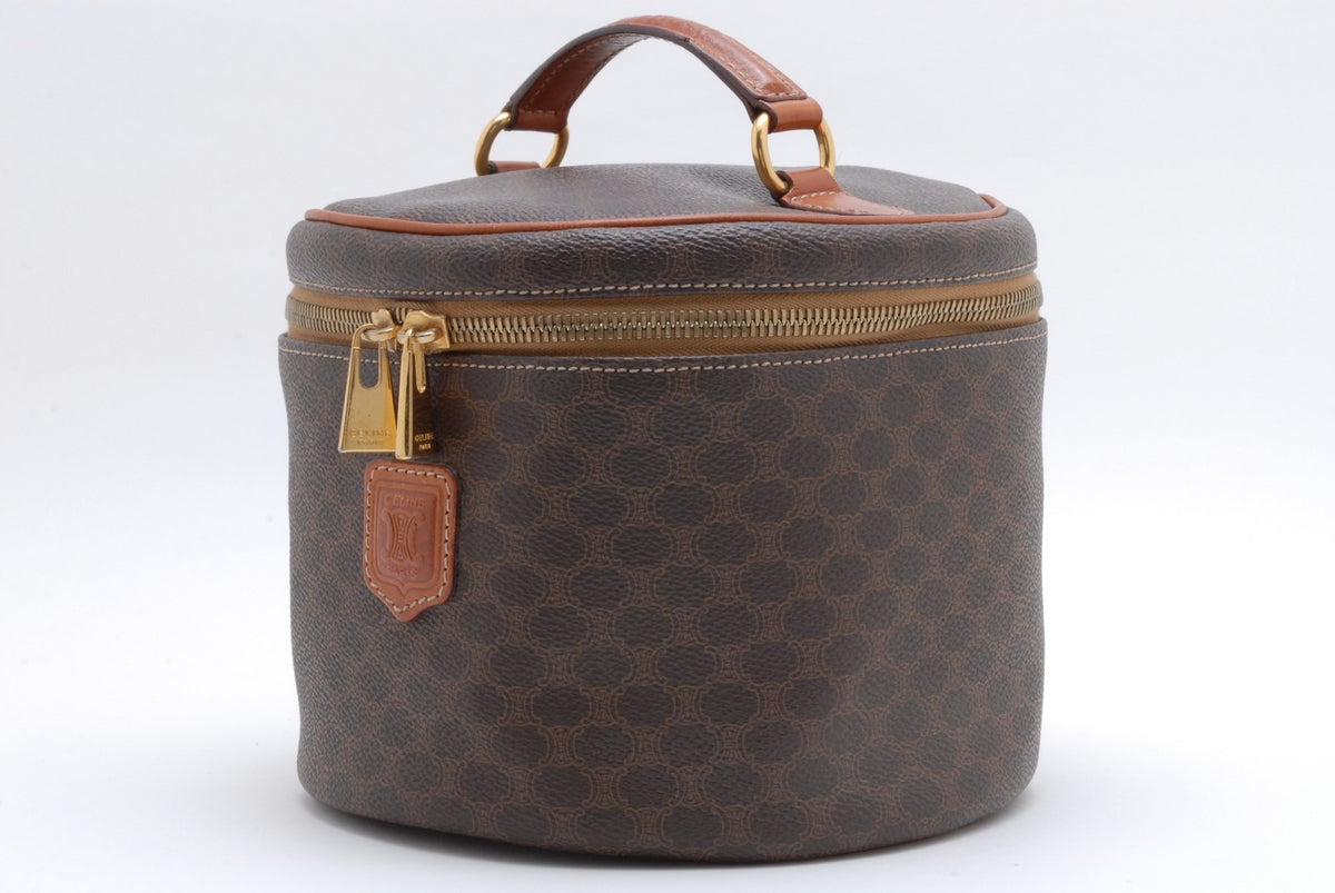 Celine Pouch Bag - Brown, PVC