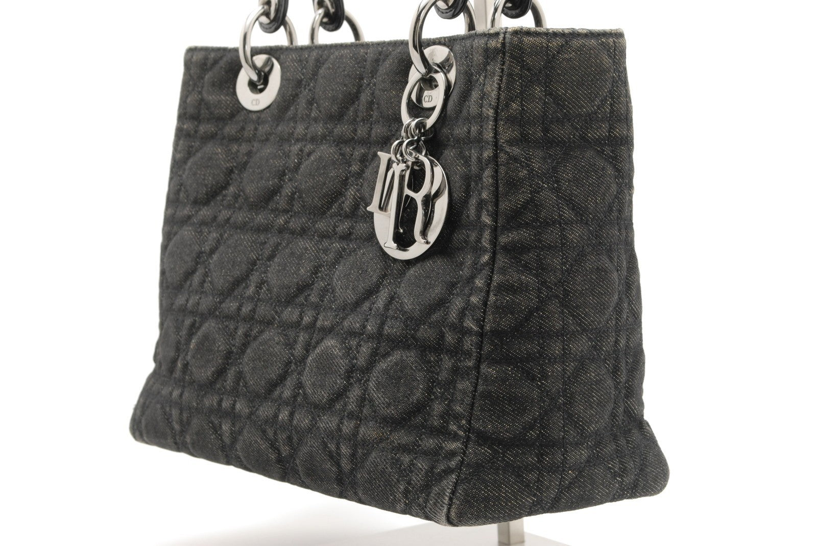 Christian Dior Lady Dior Handbag - Black, Denim